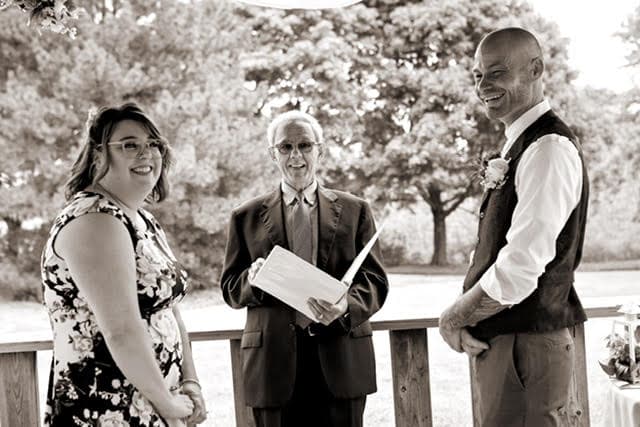 Wedding testimonial photo for Danie and Ryan Teed